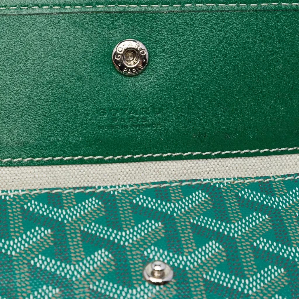 Goyard Goyardine Saint Louis PM Green Canvas Good - Box View