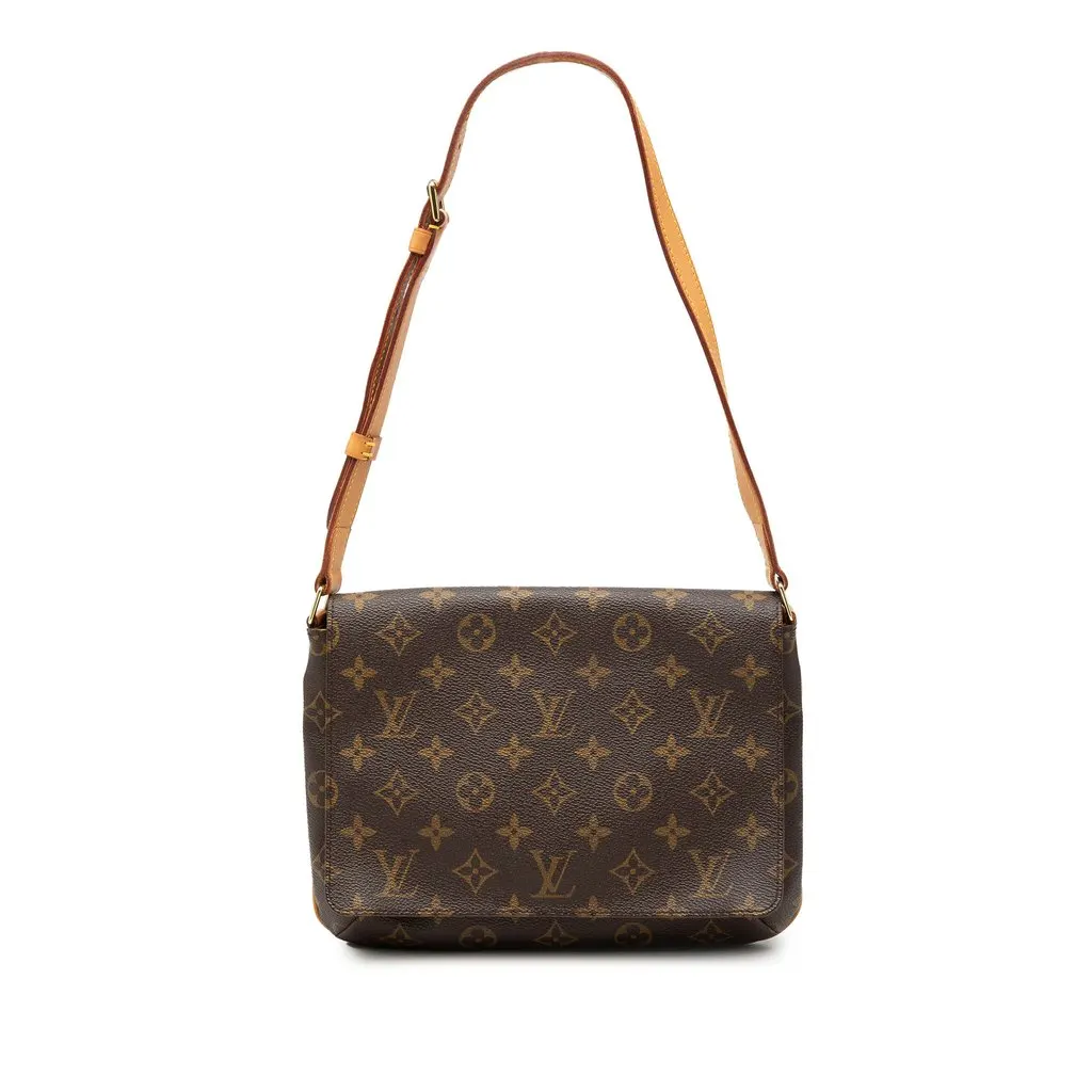 Louis Vuitton Monogram Musette Tango Short Strap Brown Very good - Front View
