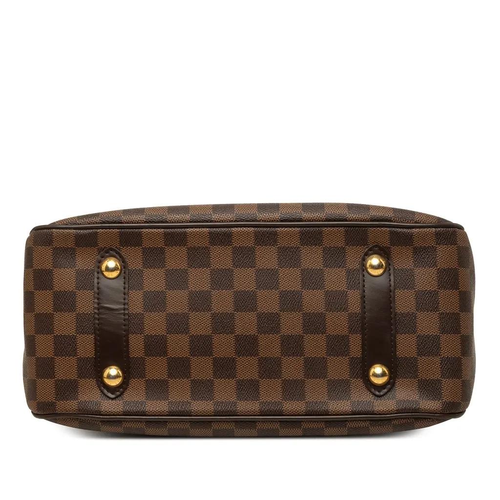 Louis Vuitton Damier Ebene Cabas Rosebery Brown Canvas Good - Inside View