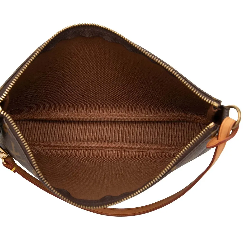 Louis Vuitton Monogram Pochette Accessoires Brown Very good - Model View
