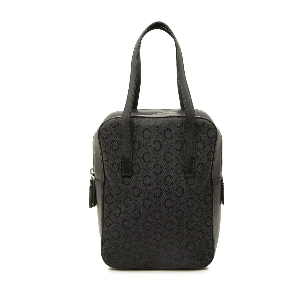Celine C Macadam Canvas and Leather Handbag