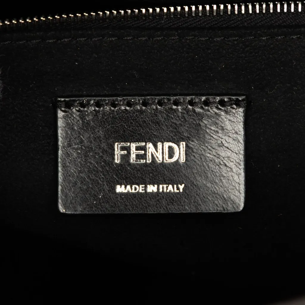 Fendi Medium Leather Baguette Messenger Bag Red Leather Good - Box View