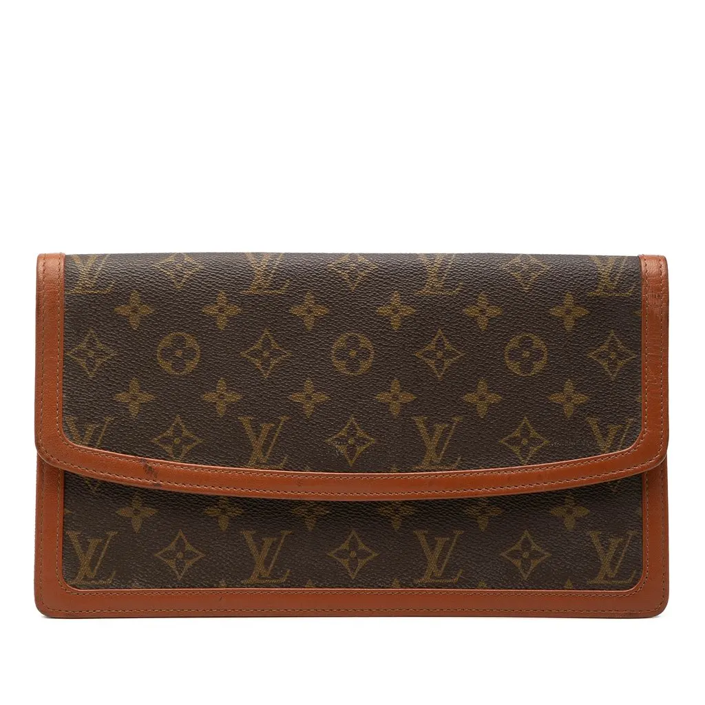 Louis Vuitton Monogram Pochette Dame GM Brown Very good - Front View