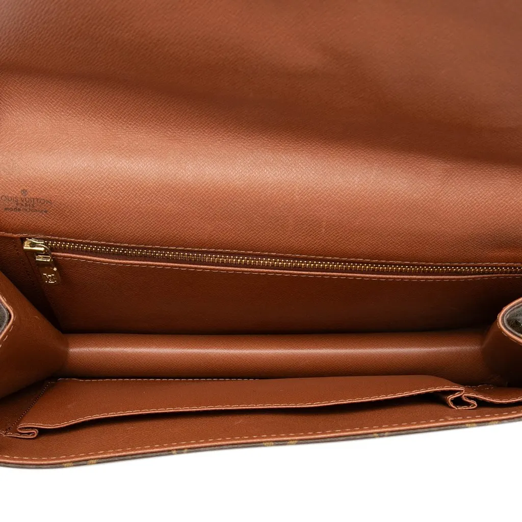 Louis Vuitton Monogram Pochette Dame GM Brown Very good - Model View