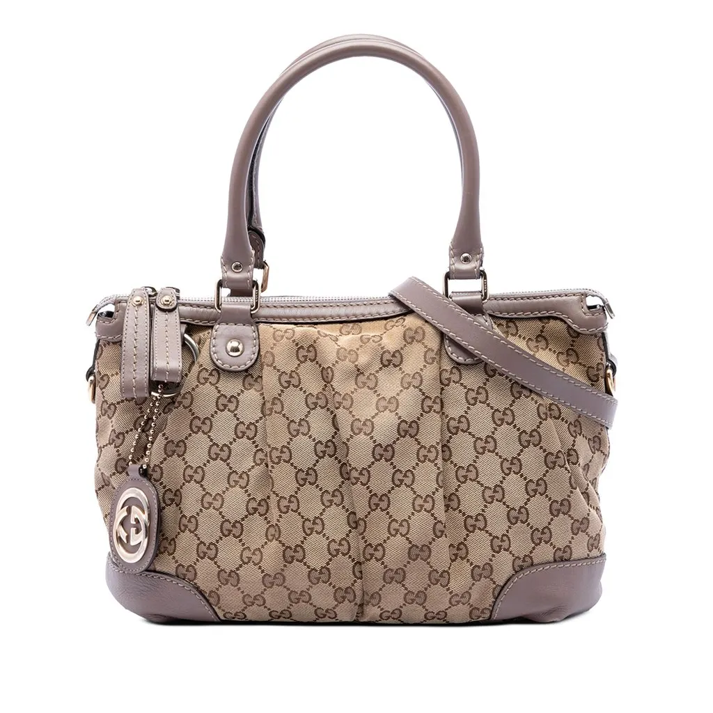 Gucci GG قماش Sukey حقيبة ساتشيل