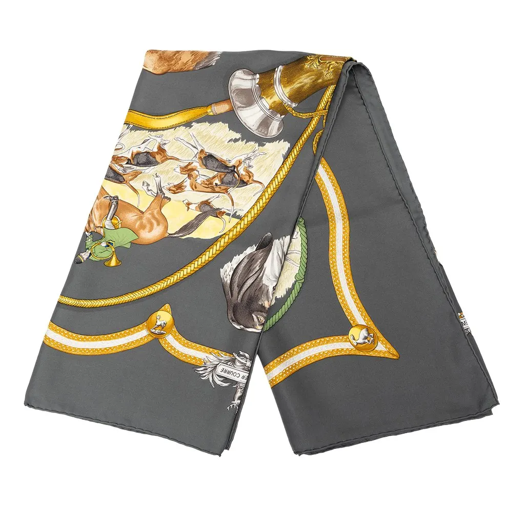 Hermès Le Laisser Courre Silk Scarf 90