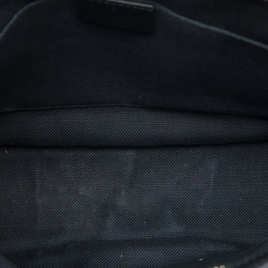 Gucci GG Supreme Web Clutch Black Very good - Model View