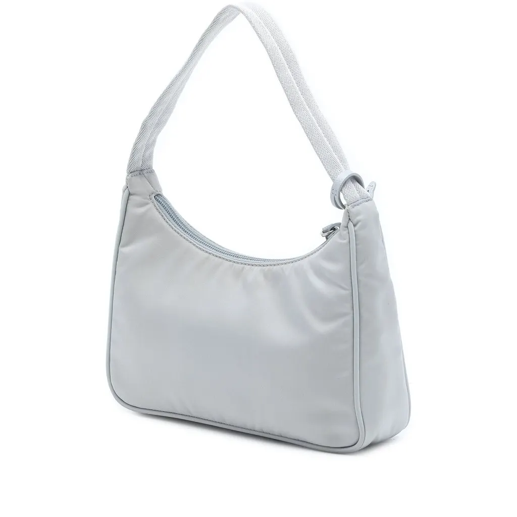 Prada Mini Tessuto Re Edition 2000 Shoulder Bag Blue Polyamide Very good - Back View