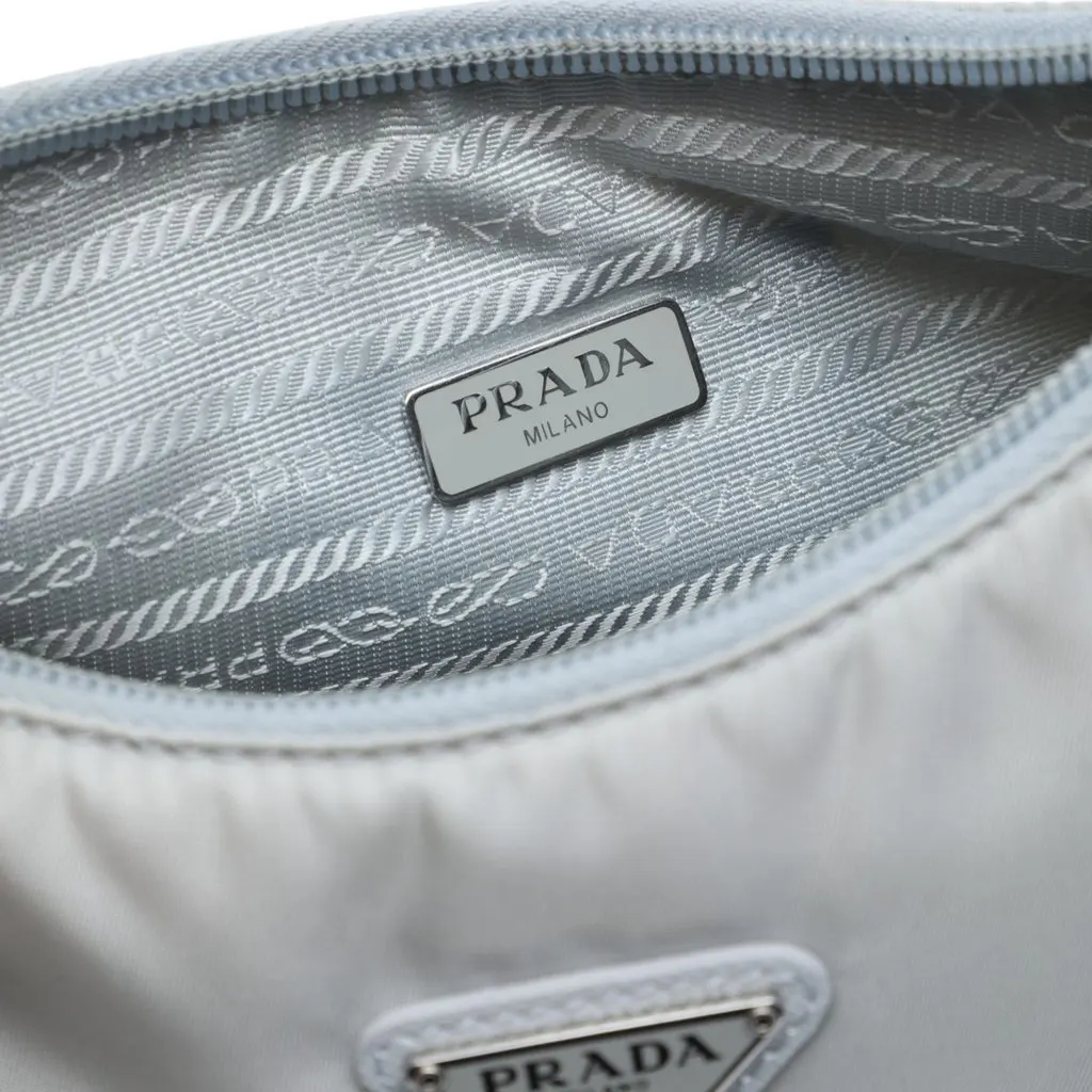 Prada Mini Tessuto Re Edition 2000 Shoulder Bag Blue Polyamide Very good - Box View