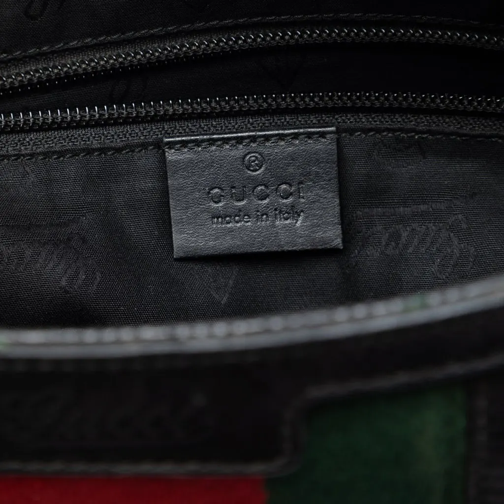 Gucci Fiat 500 Medium GG Imprime Web Messenger Bag Black Canvas Good - Box View