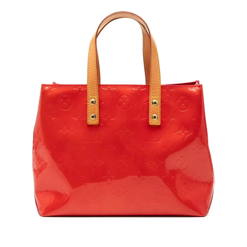 Louis Vuitton Monogram Vernis Reade PM Red Leather Very good - Front View