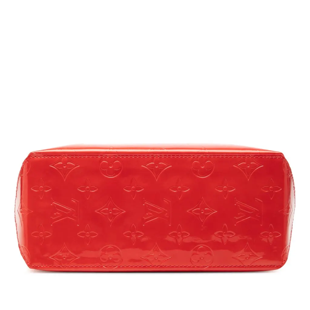 Louis Vuitton Monogram Vernis Reade PM Red Leather Very good - Inside View