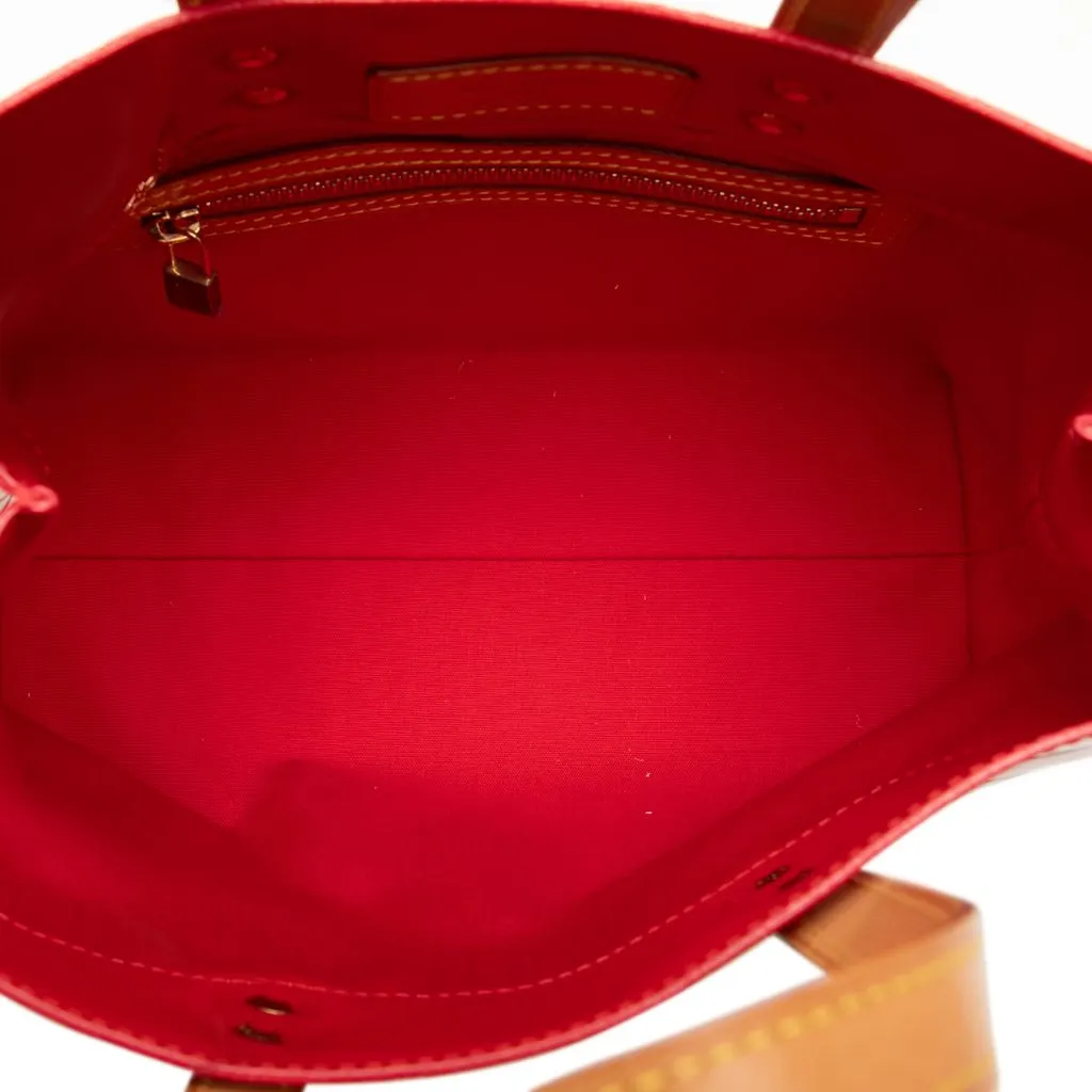 Louis Vuitton Monogram Vernis Reade PM Red Leather Very good - Model View
