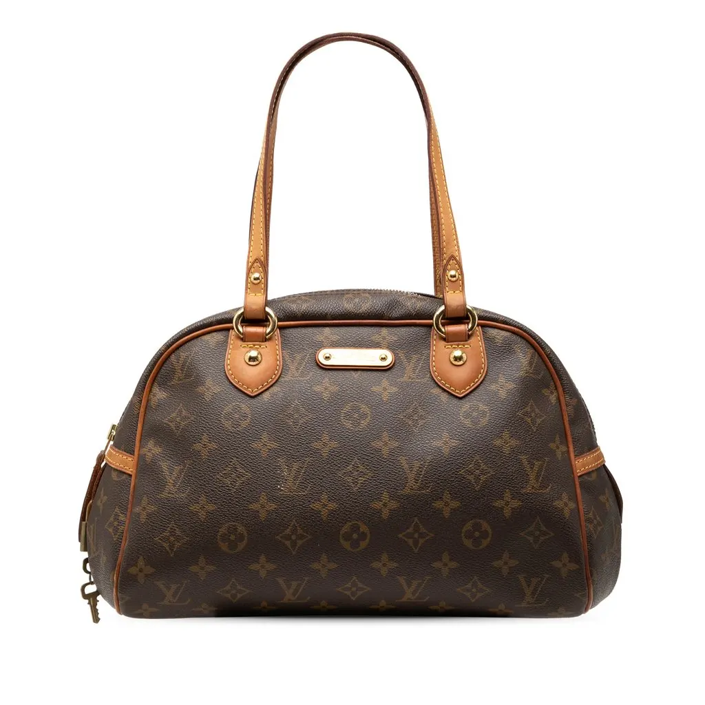 Louis Vuitton Monogram Montorgueil PM Brown Good - Front View