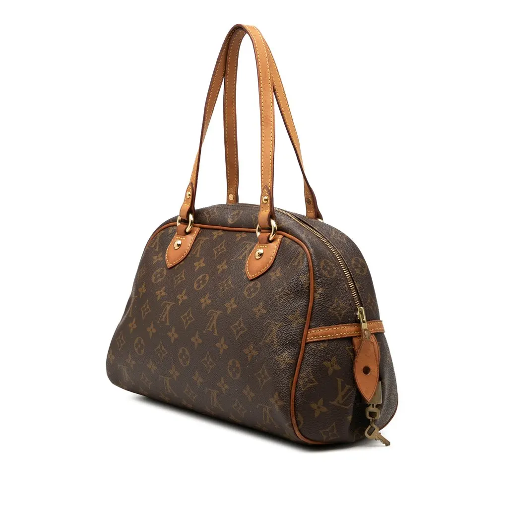 Louis Vuitton Monogram Montorgueil PM Brown Good - Back View
