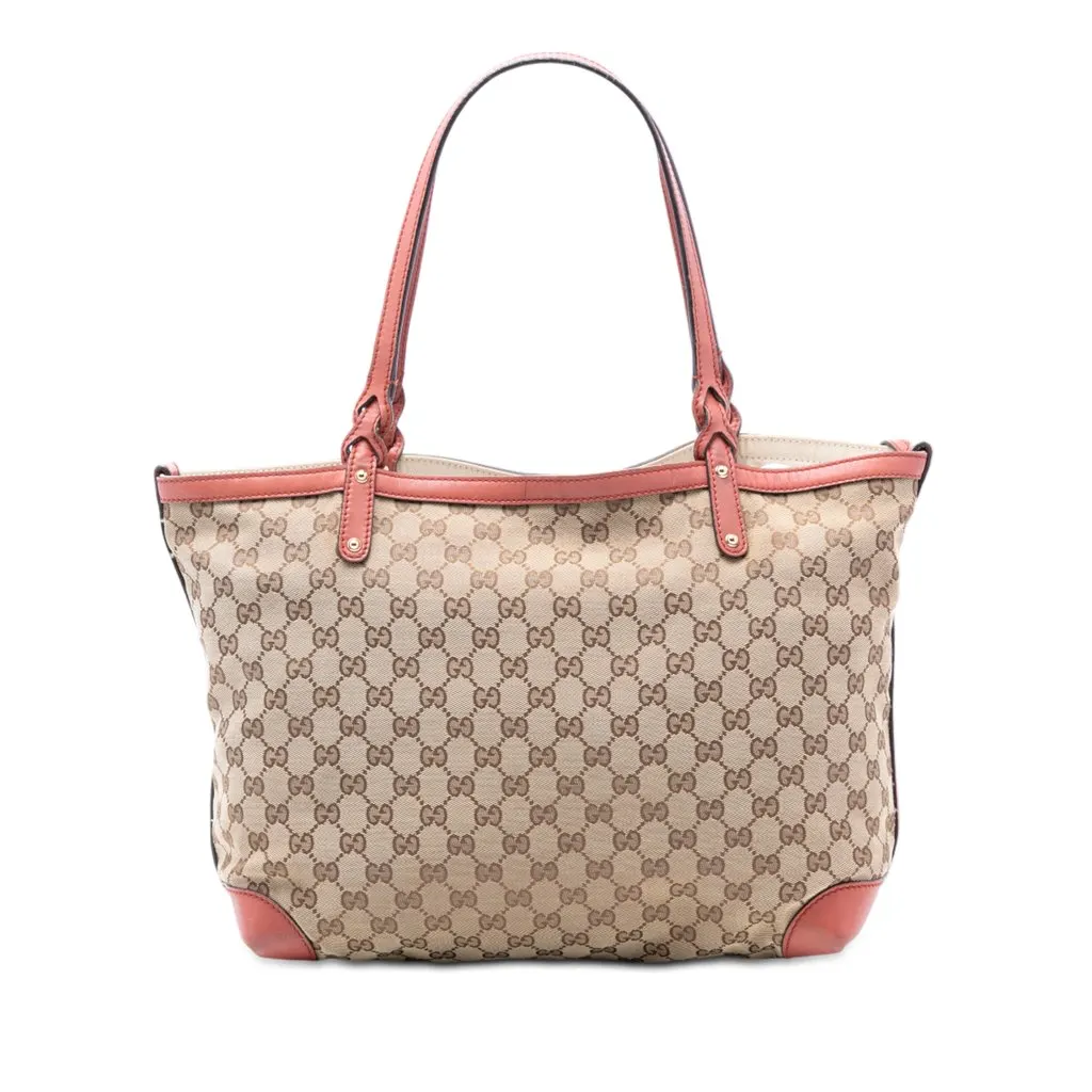 Gucci Medium GG Canvas Craft Tote Beige Very good - Front View