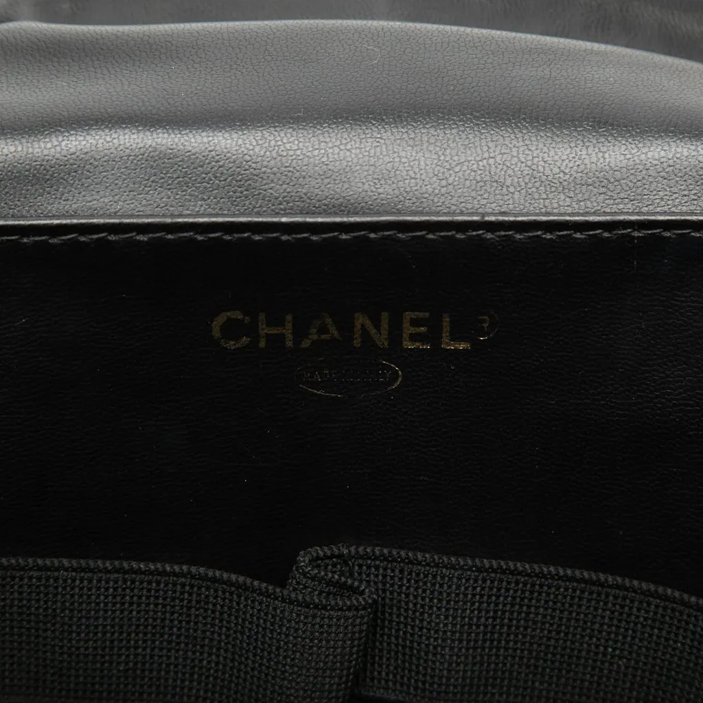 Chanel CC Caviar Vanity Bag Black Leather Good - Box View