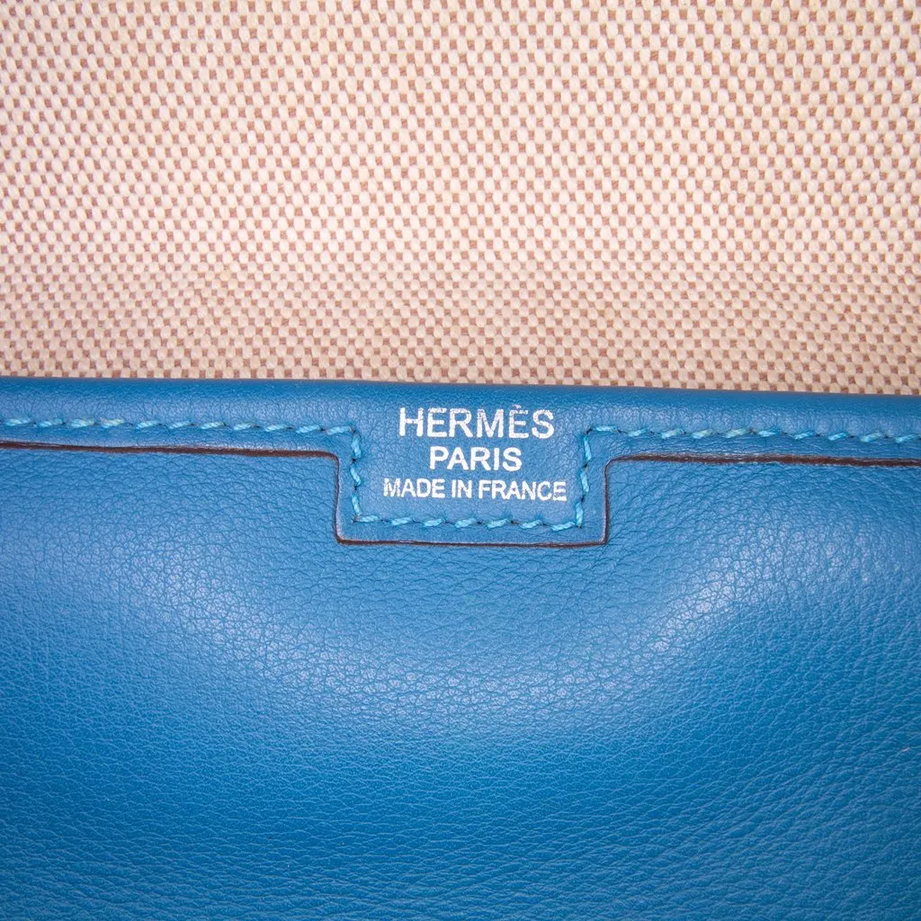 Hermès Swift Jige Elan 29 Blue Leather Very good - Box View