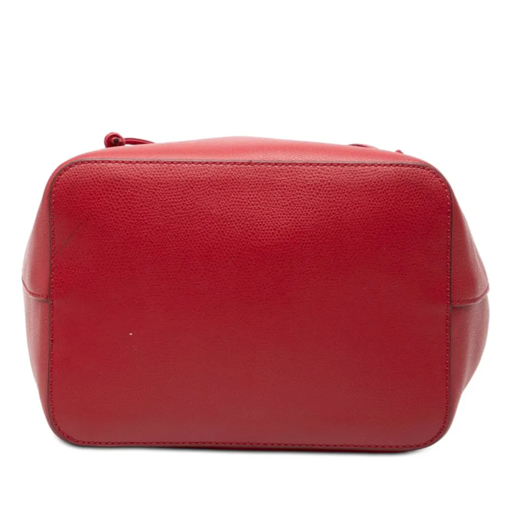 Fendi Leather F is Fendi Backpack Red Leather Very good - Inside View