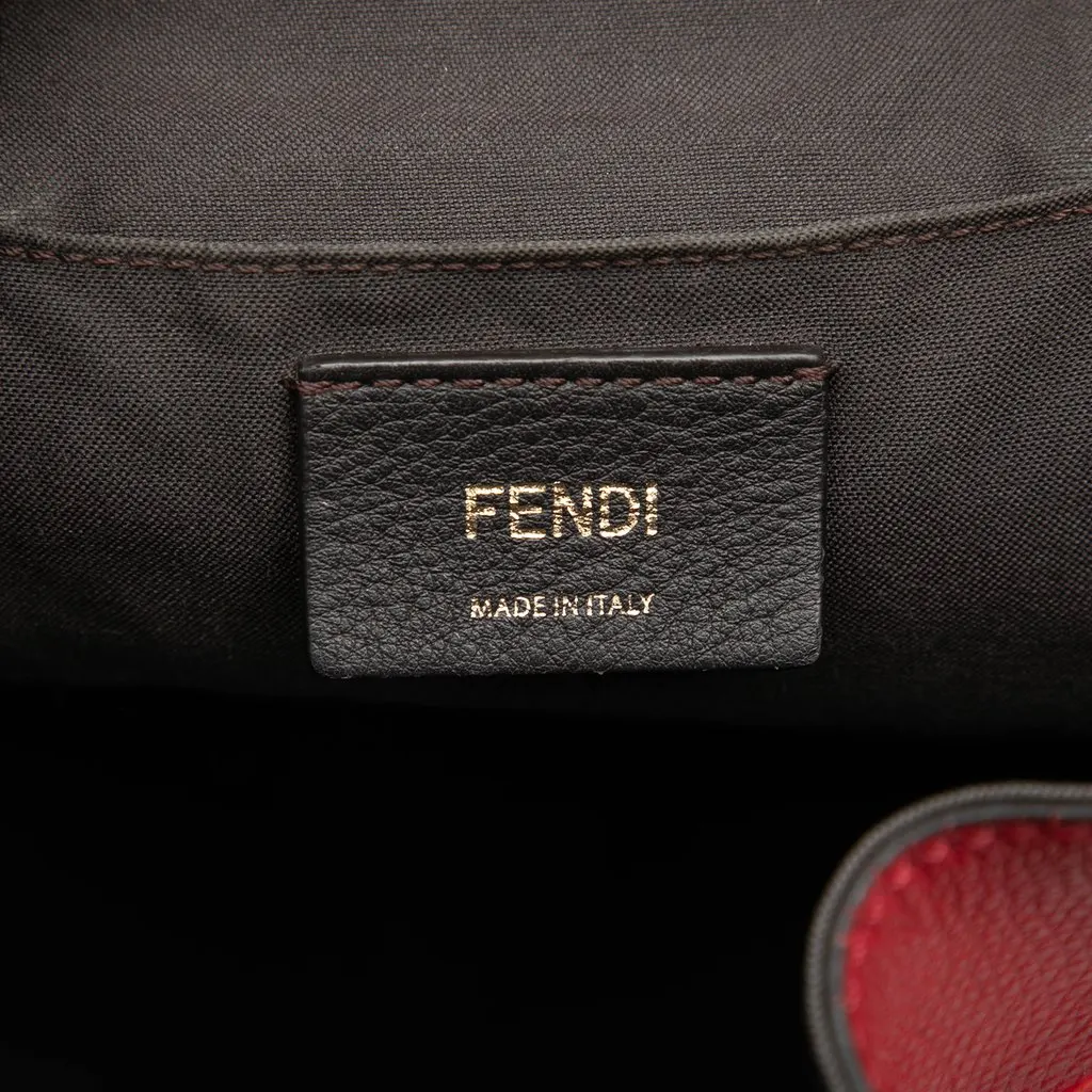 Fendi Leather F is Fendi Backpack Red Leather Very good - Box View