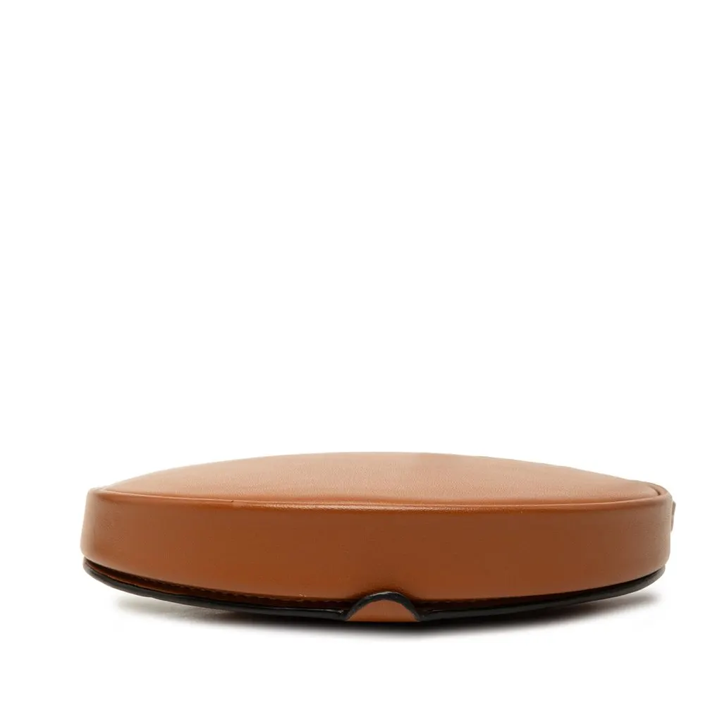 Loewe Small Soft Calfskin Heel Pouch Brown Leather Good - Inside View
