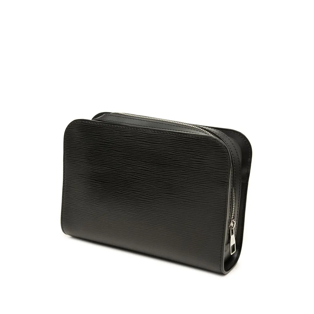 Louis Vuitton Epi Pochette Hoche Black Leather Very good - Back View