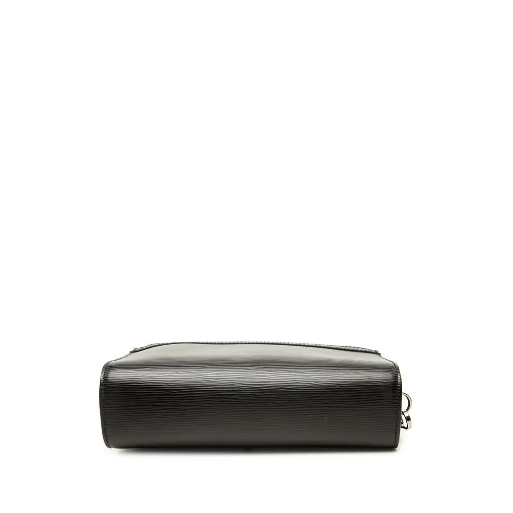 Louis Vuitton Epi Pochette Hoche Black Leather Very good - Inside View