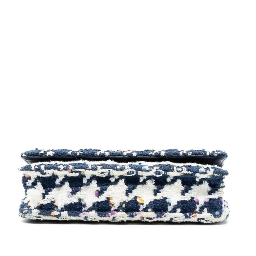 Chanel Tweed 19 Wallet On Chain Blue Very good - Inside View