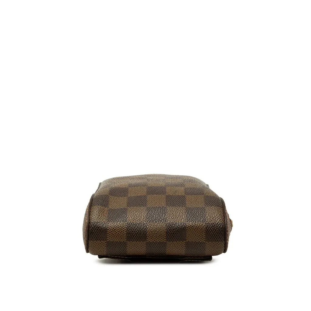 Louis Vuitton Damier Ebene Geronimos Brown Canvas Good - Inside View