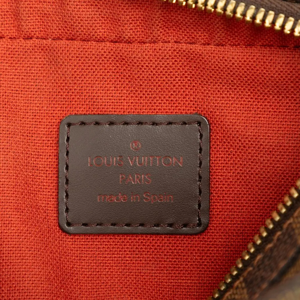 Louis Vuitton Damier Ebene Geronimos Brown Canvas Good - Box View