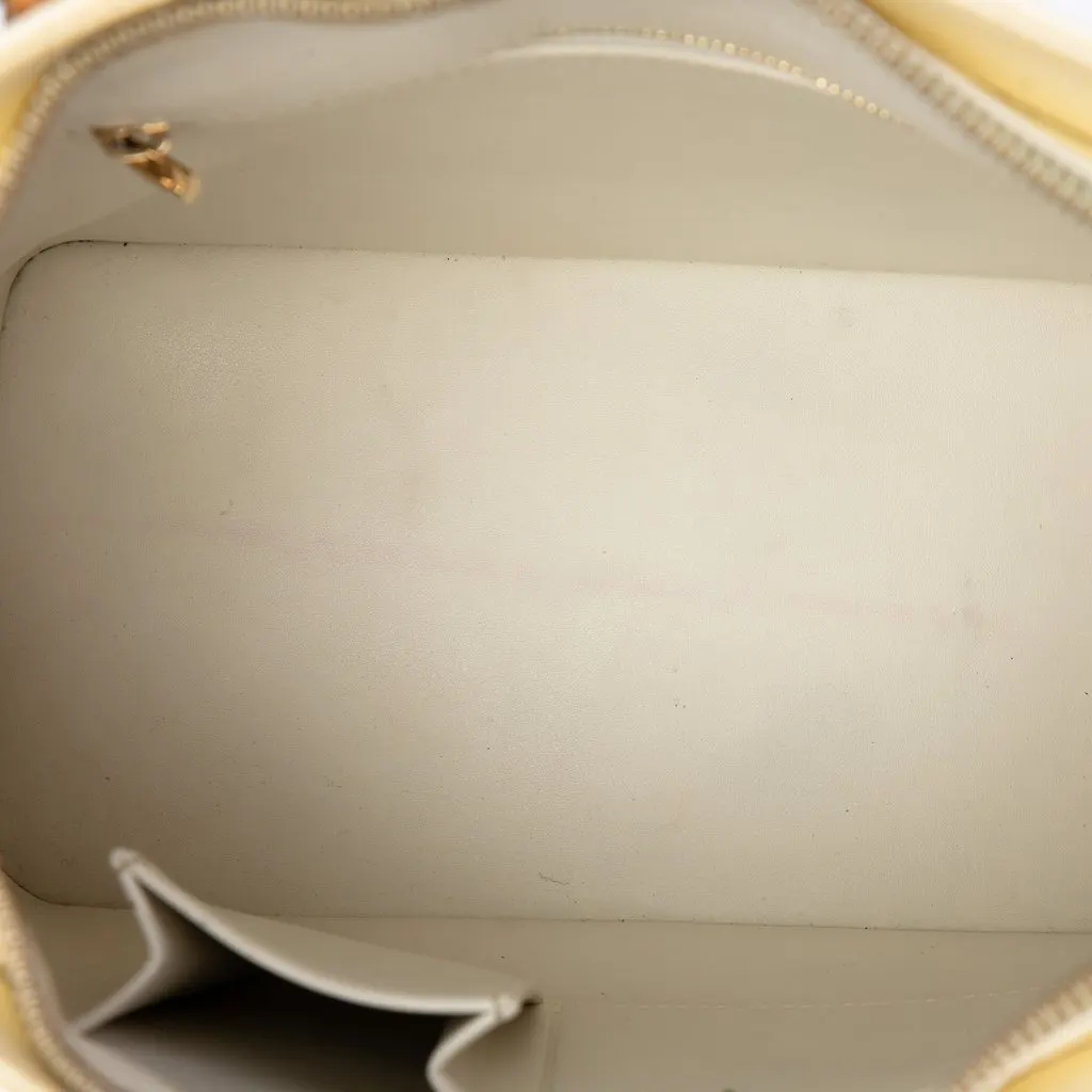 Louis Vuitton Monogram Vernis Houston White Leather Very good - Model View