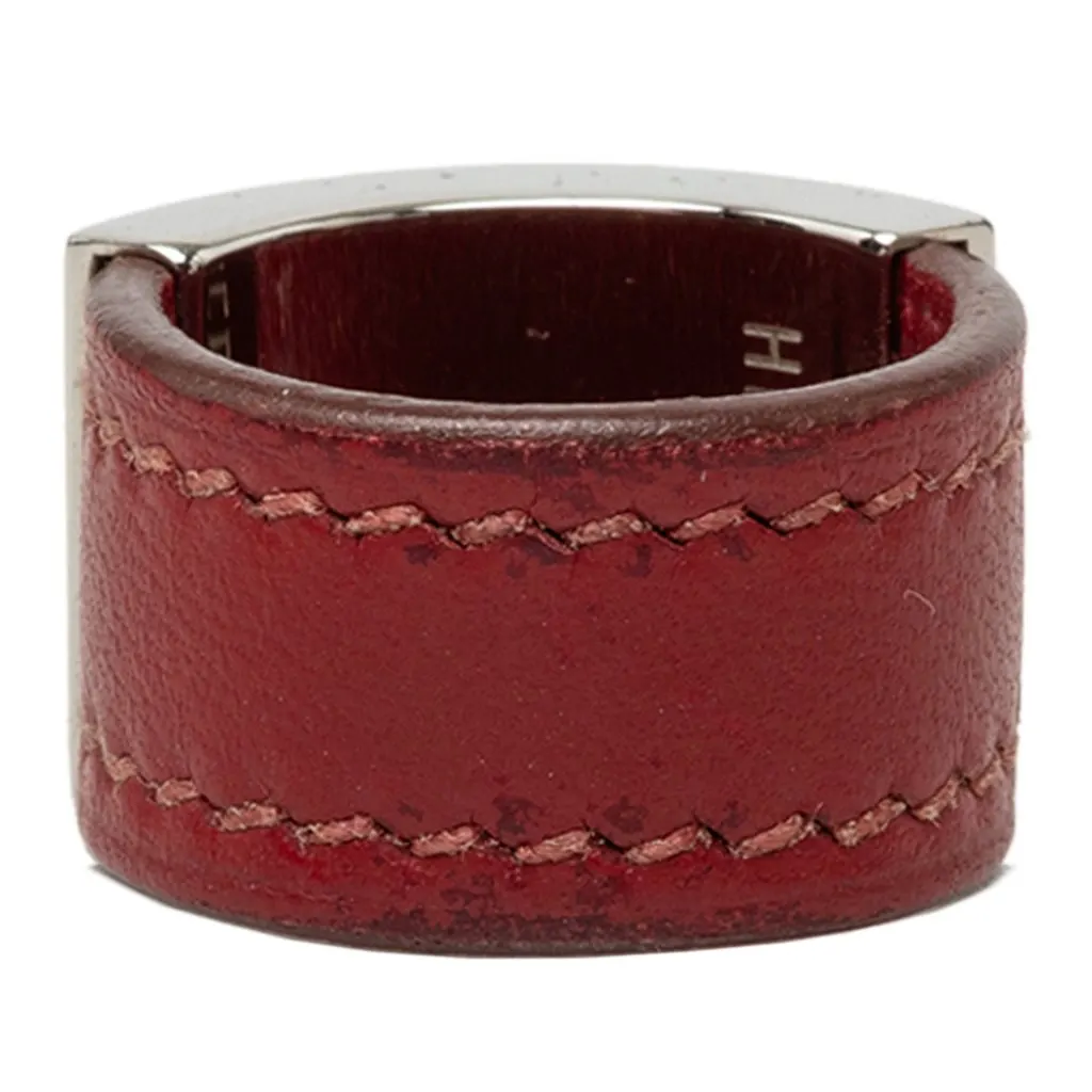 Hermès Palladium Plated Collier de Chien Ring Silver Palladium Very good - Inside View