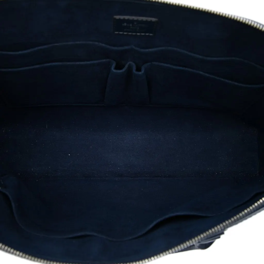 Louis Vuitton Epi Porte Documents Jour Blue Leather Very good - Model View