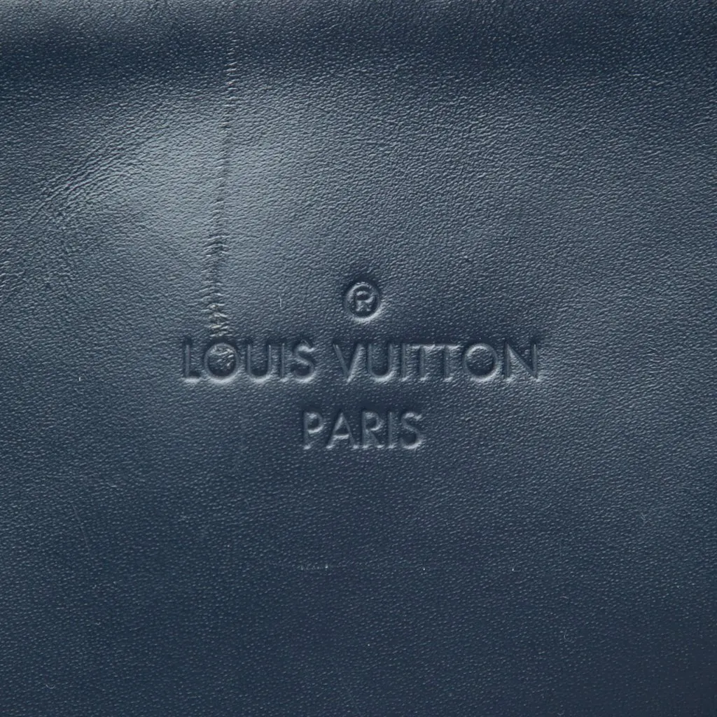 Louis Vuitton Epi Porte Documents Jour Blue Leather Very good - Box View