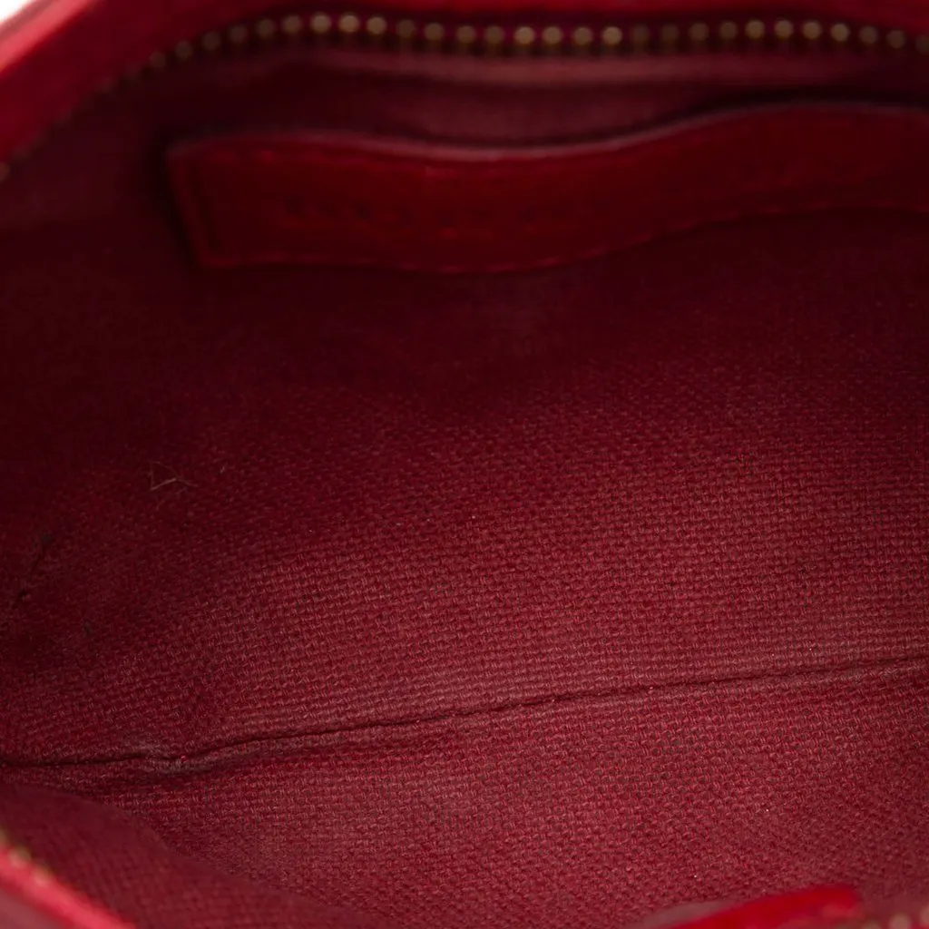 Burberry Mini Haymarket Check Coated Canvas Hartham Crossbody Beige Very good - Model View