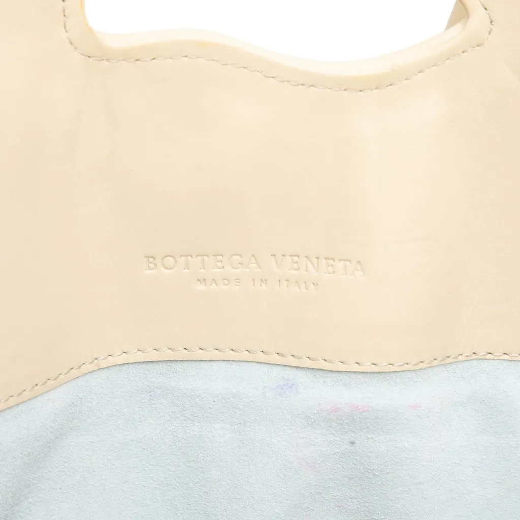Bottega Veneta Embroidered Nappa Intrecciato Tote Brown Leather Very good - Box View