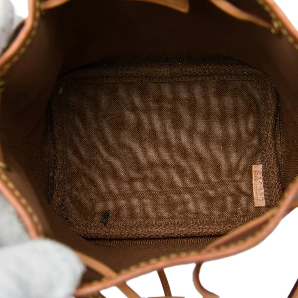 Louis Vuitton Monogram Nano Noe Brown Canvas Very good - Model View