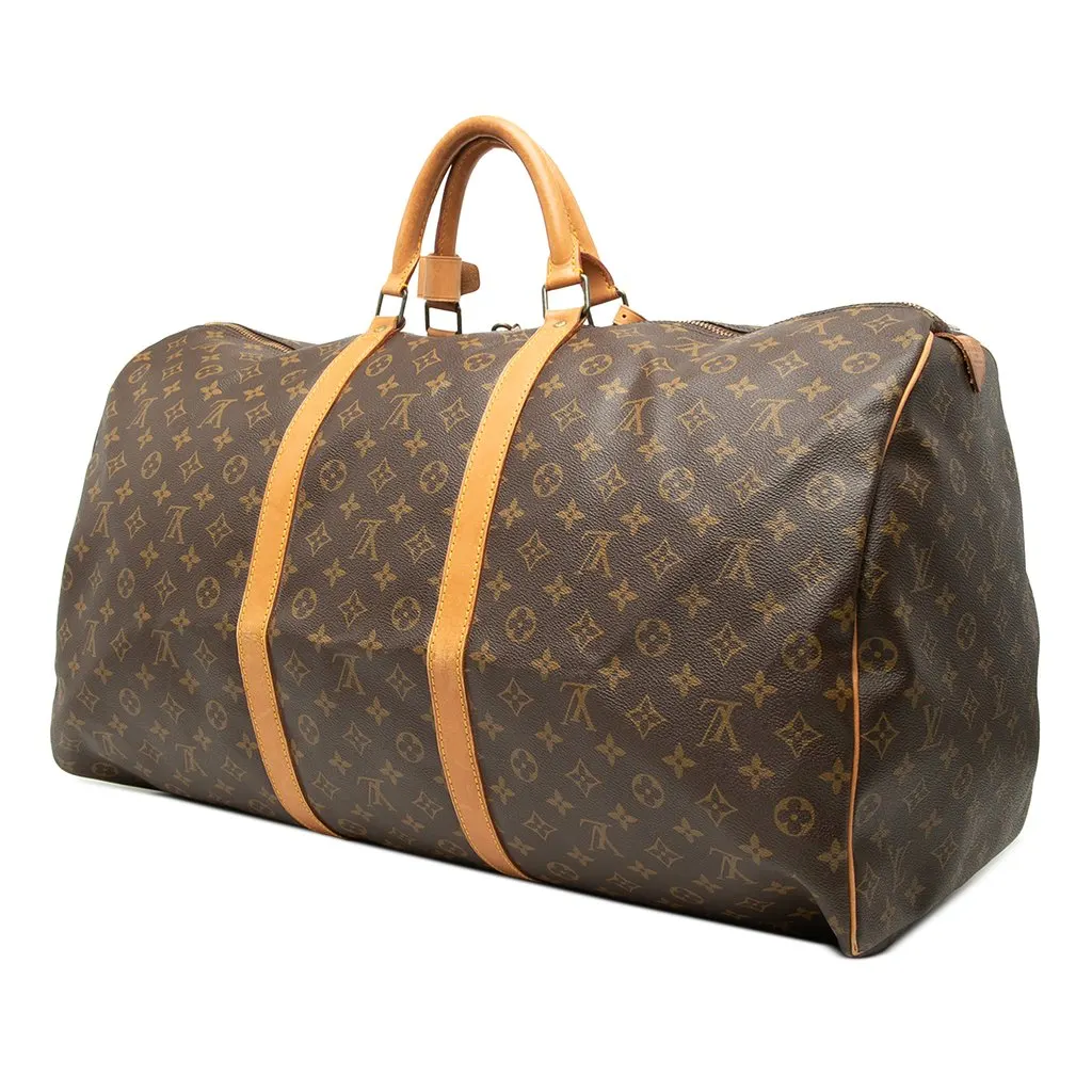 Louis Vuitton Monogram Keepall 60 Brown Very good - Back View