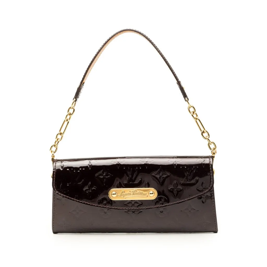 Louis Vuitton Monogram Vernis Sunset Boulevard Purple Leather Very good - Front View