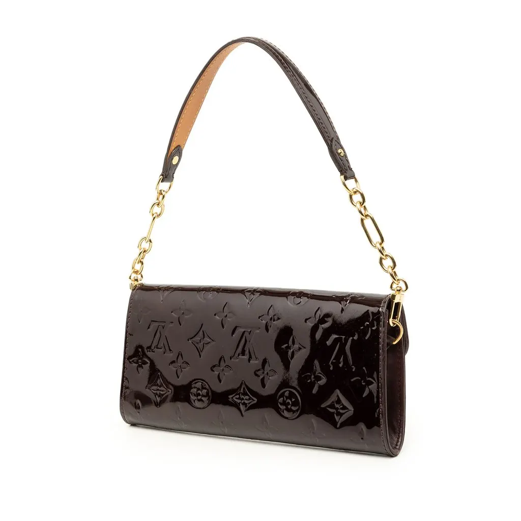 Louis Vuitton Monogram Vernis Sunset Boulevard Purple Leather Very good - Back View