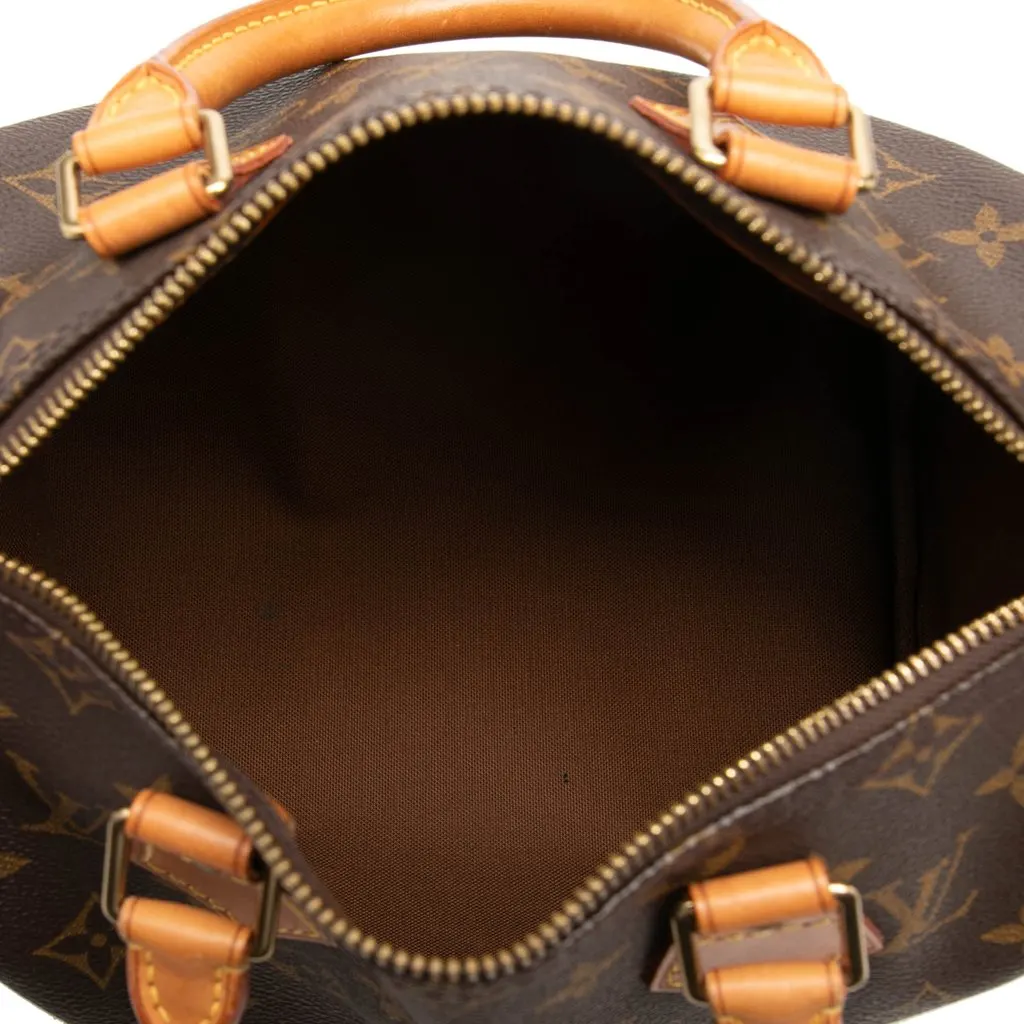 Louis Vuitton Monogram Speedy 25 Brown Very good - Model View