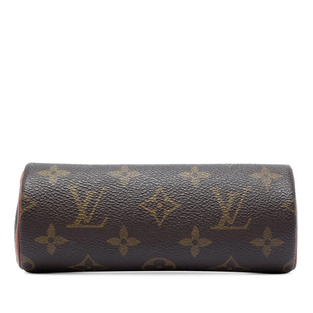 Louis Vuitton Monogram Papillon Pochette Brown Canvas Good - Inside View