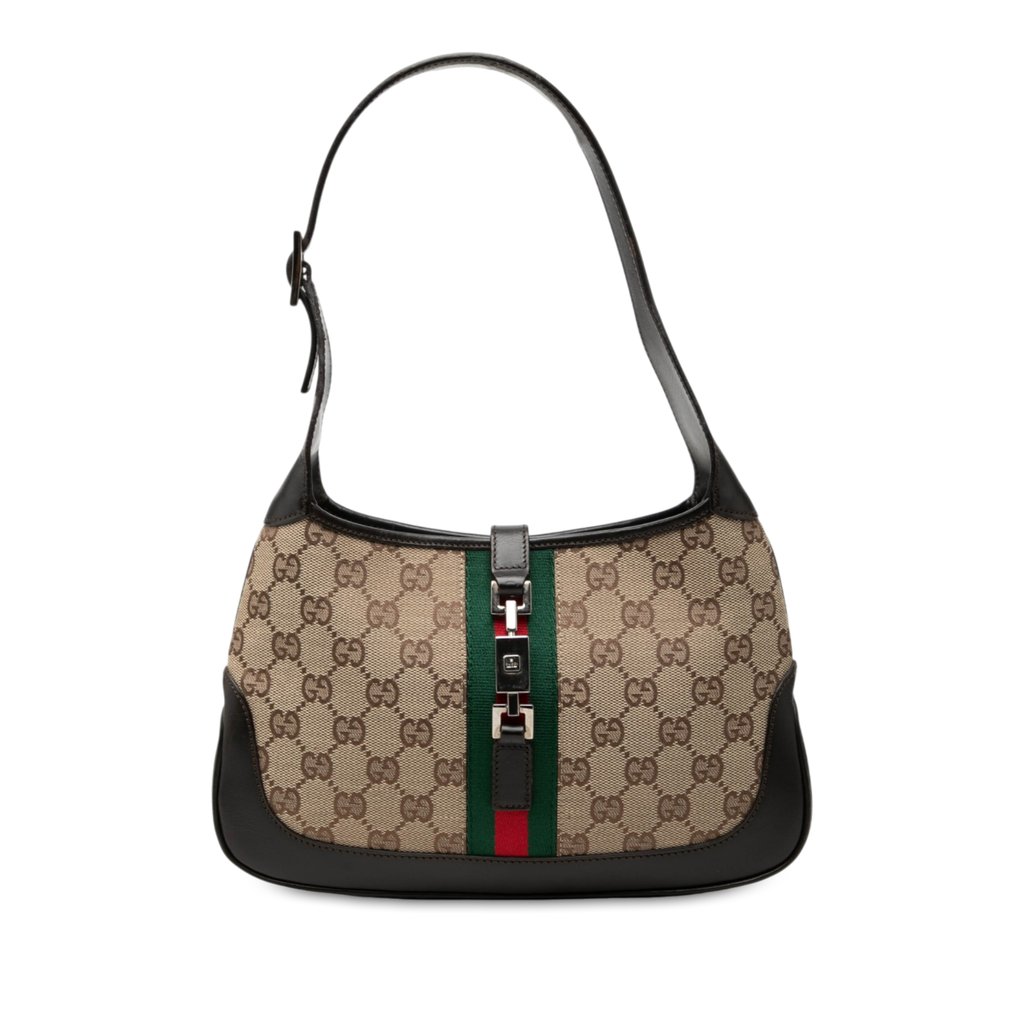 極美品✨　GUCCI Jackie GG Canvas Shoulder Bag Gucci GG Canvas Web Jackie Shoulder Bag Beige Medium