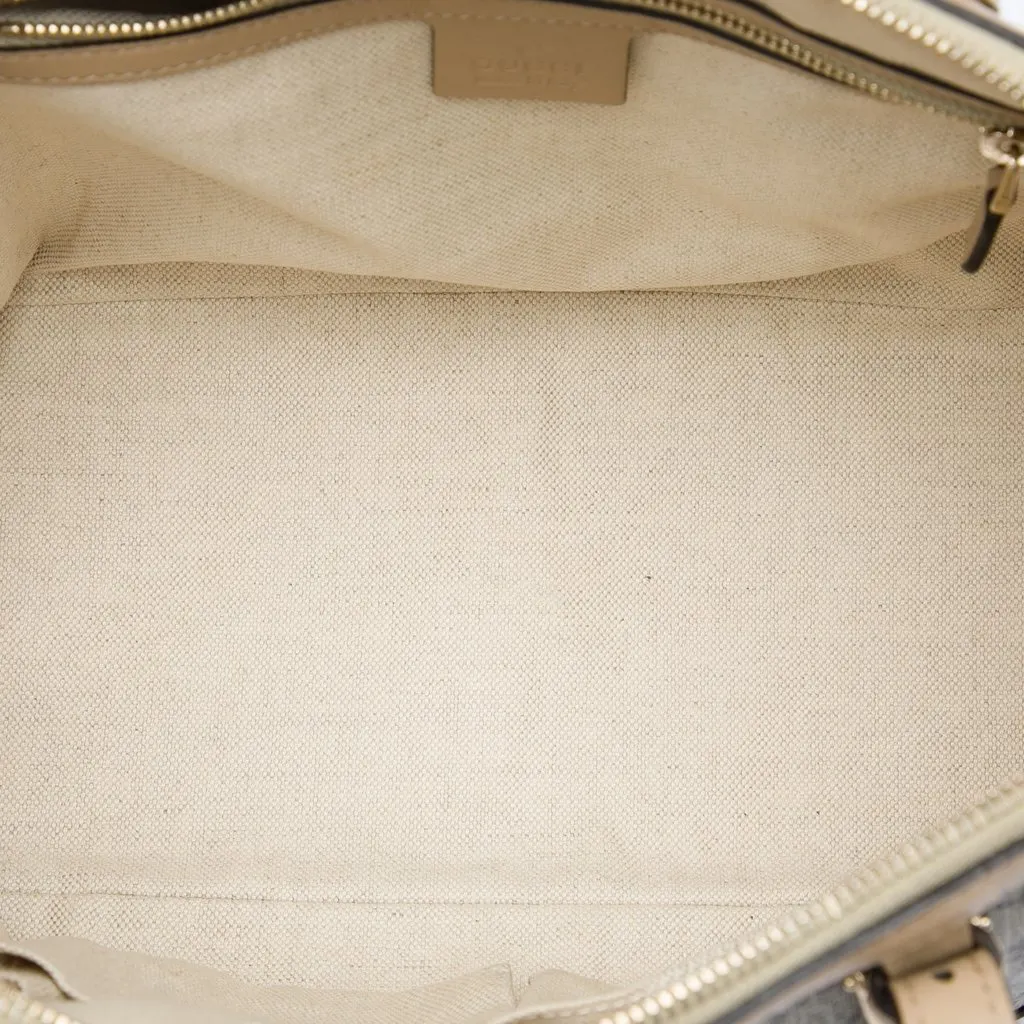 Gucci Small GG Supreme Nice Dome Satchel Beige Canvas Good - Model View