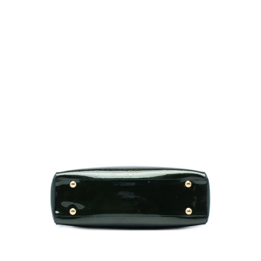 Louis Vuitton Monogram Vernis Melrose Avenue Green Leather Very good - Inside View
