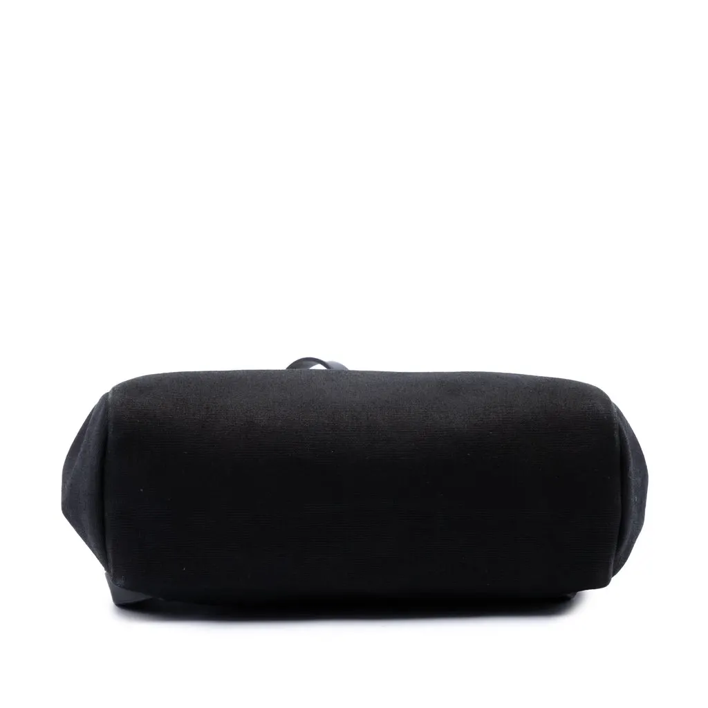 Hermès Toile Herbag Backpack PM Black Canvas Very good - Inside View