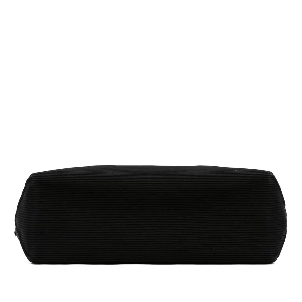 Alexander Wang Debossed Logo Ribbed Knit Ryan Tote Black Good - Inside View