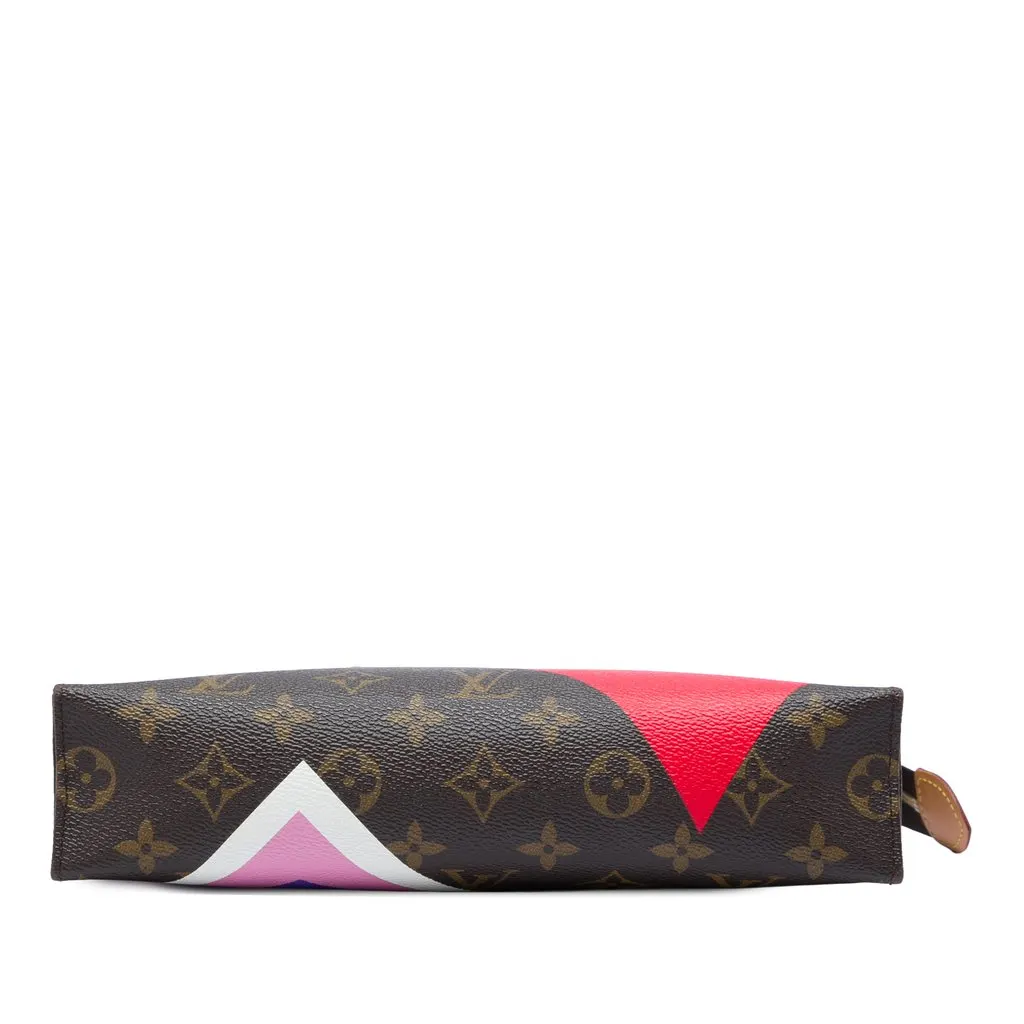 Louis Vuitton Monogram Game On Toiletry Pouch 26 Brown Very good - Inside View