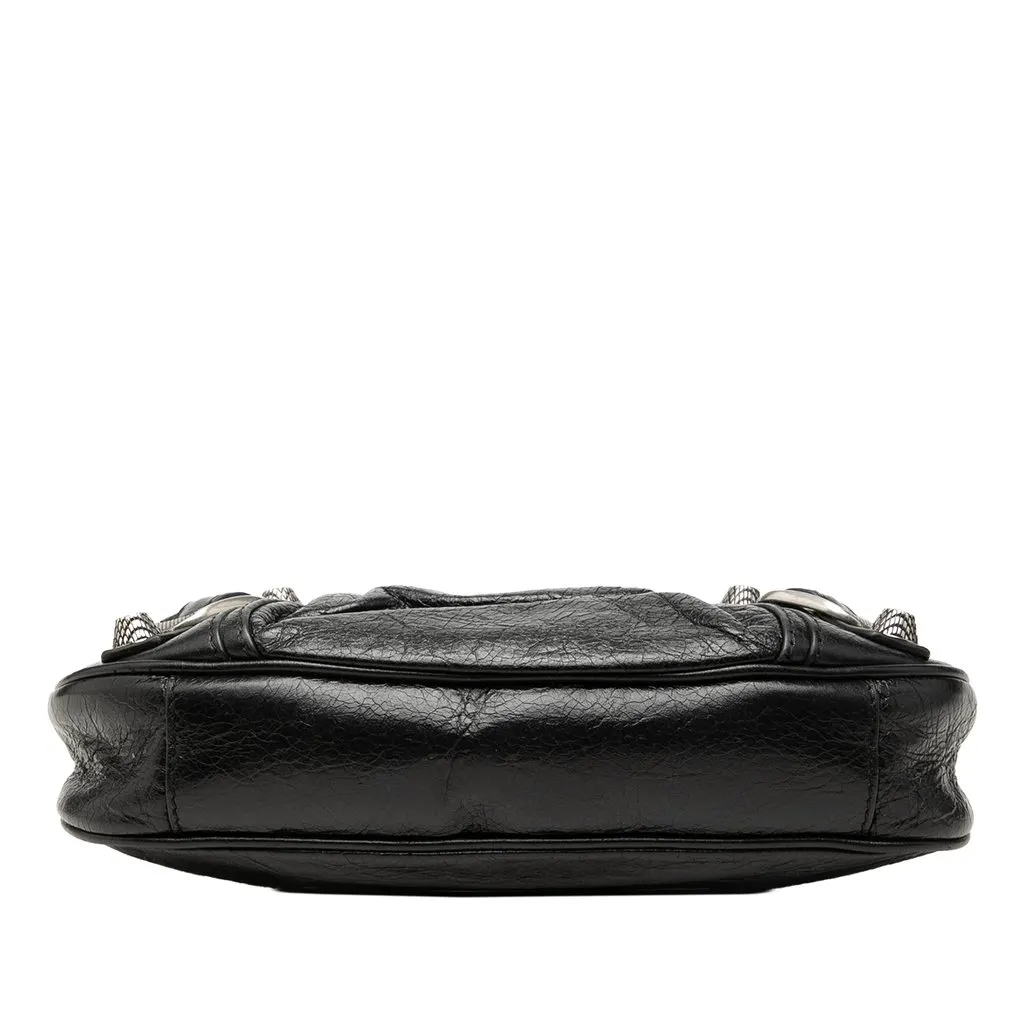 Balenciaga Mini Lambskin Motocross Le Cagole Black Leather Very good - Inside View
