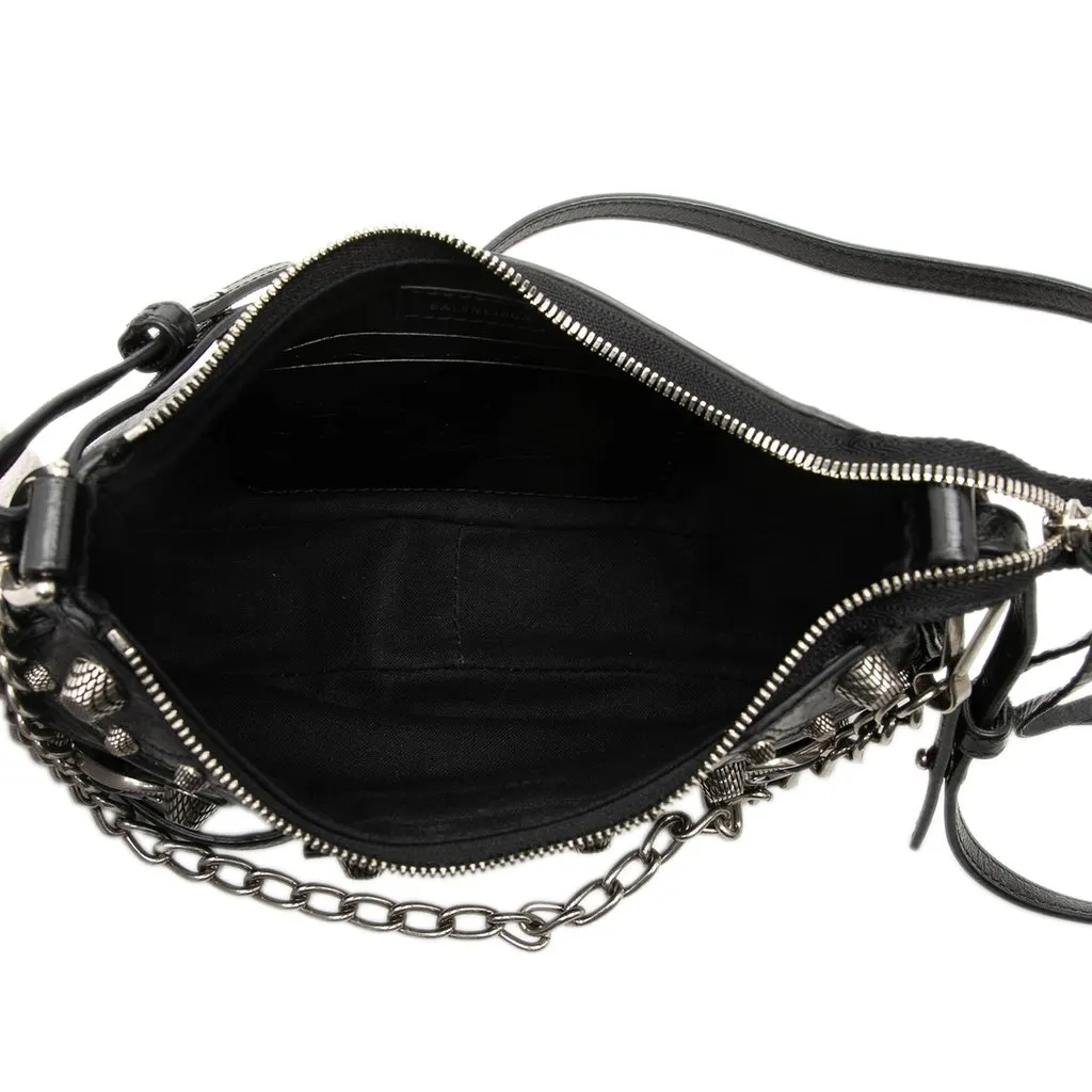 Balenciaga Mini Lambskin Motocross Le Cagole Black Leather Very good - Model View